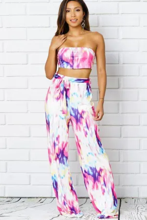 Royale Bella Two piece Tie Dye Pant set