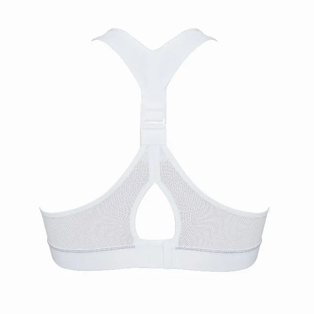 Royce Impact Free Adjustable Fit Sports Bra - White