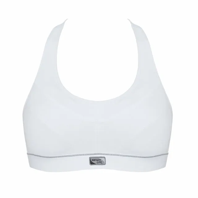 Royce Impact Free Adjustable Fit Sports Bra - White