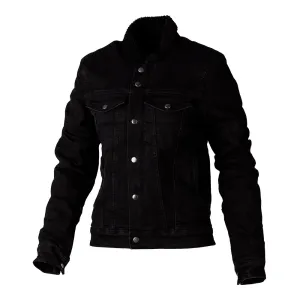 RST X KEVLAR SHERPA DENIM CE LADIES TEXTILE SHIRT [BLACK]