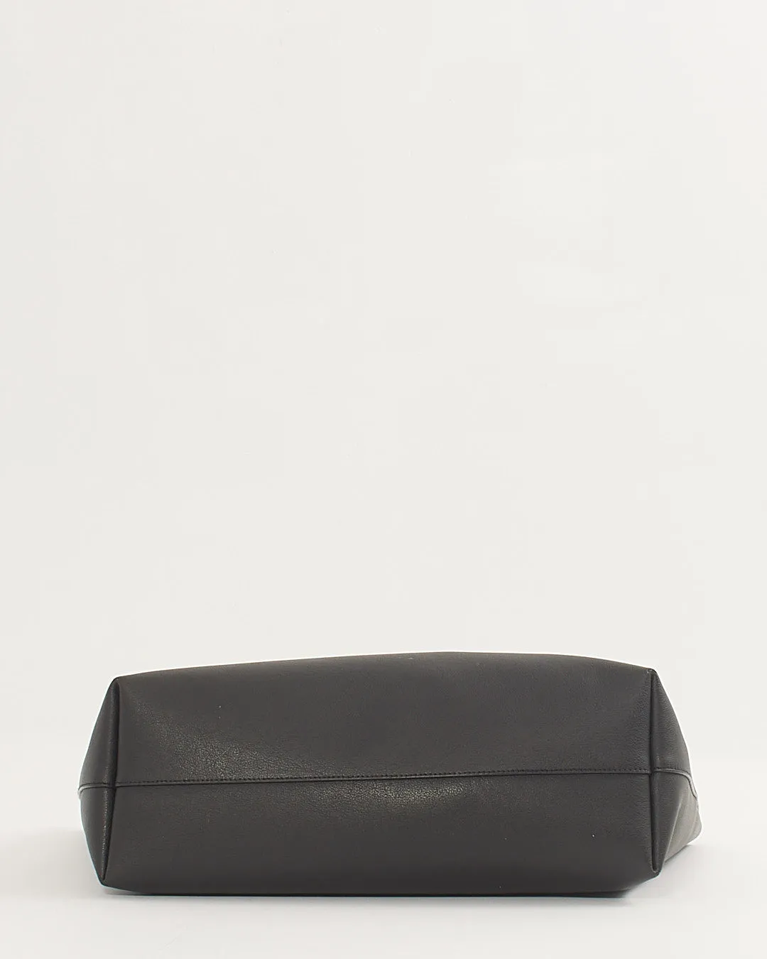 Saint Laurent Black Leather East/West Shopping Tote