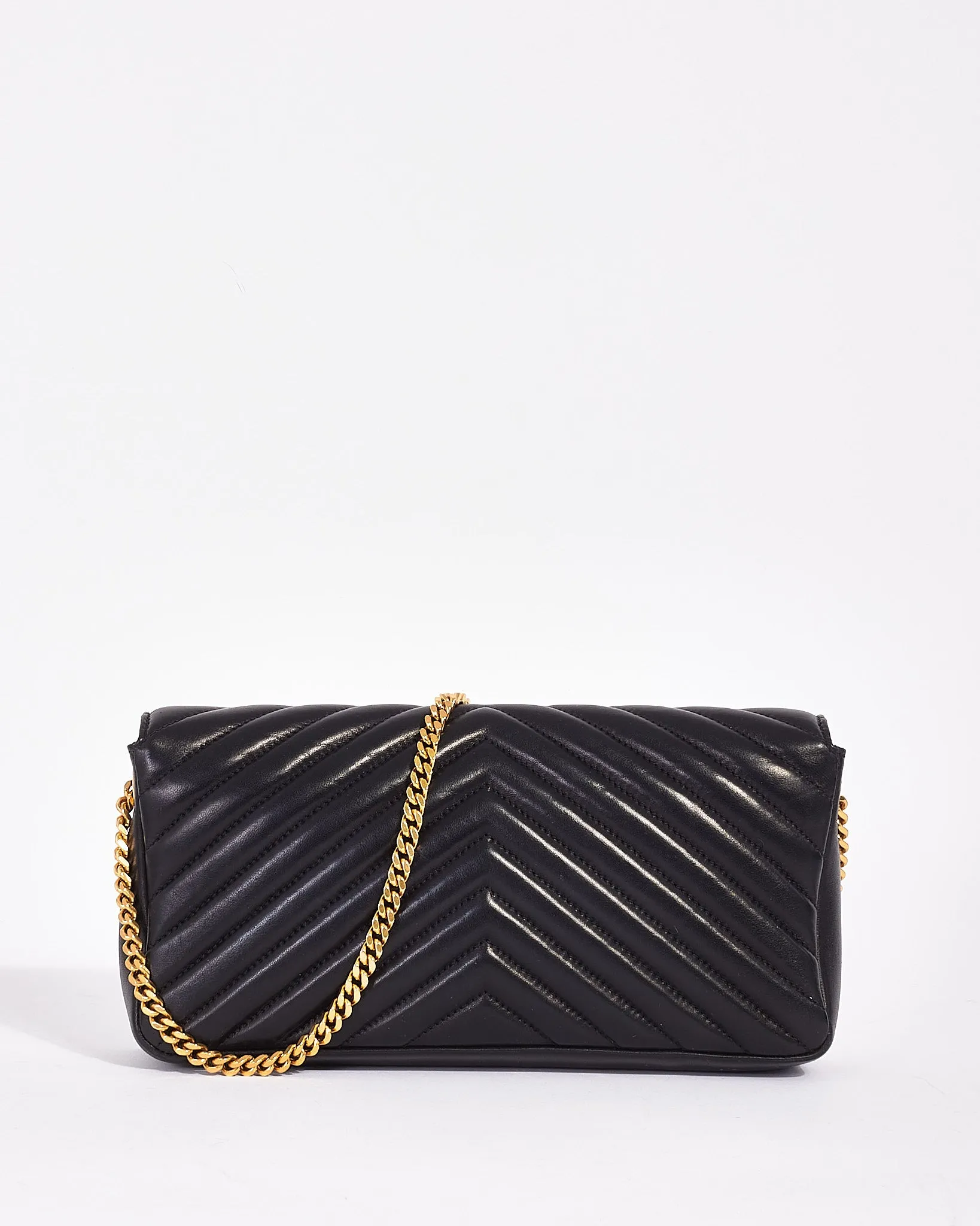Saint Laurent Black Quilted Leather Kate 99 Quilted Shoulder Bag
