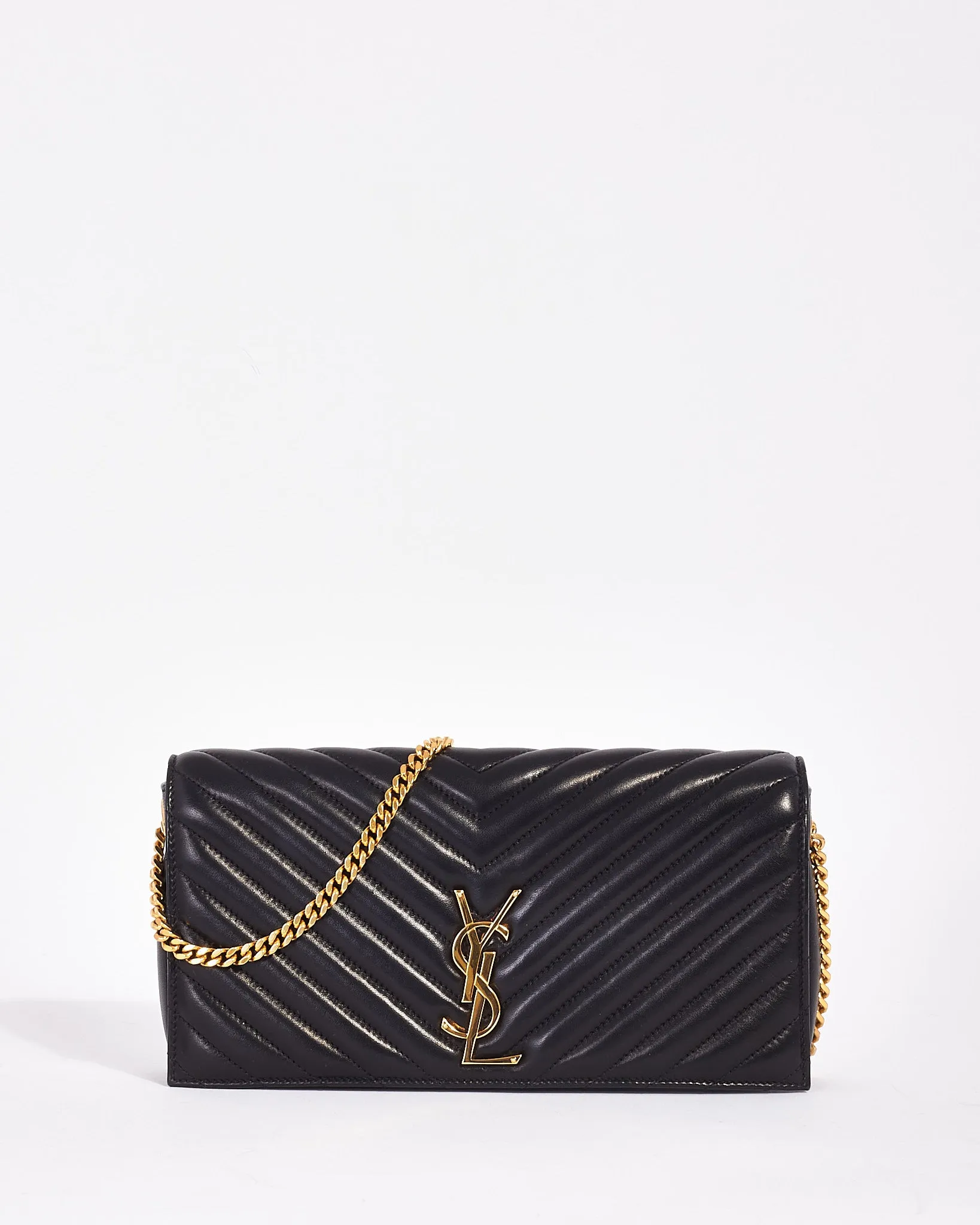 Saint Laurent Black Quilted Leather Kate 99 Quilted Shoulder Bag