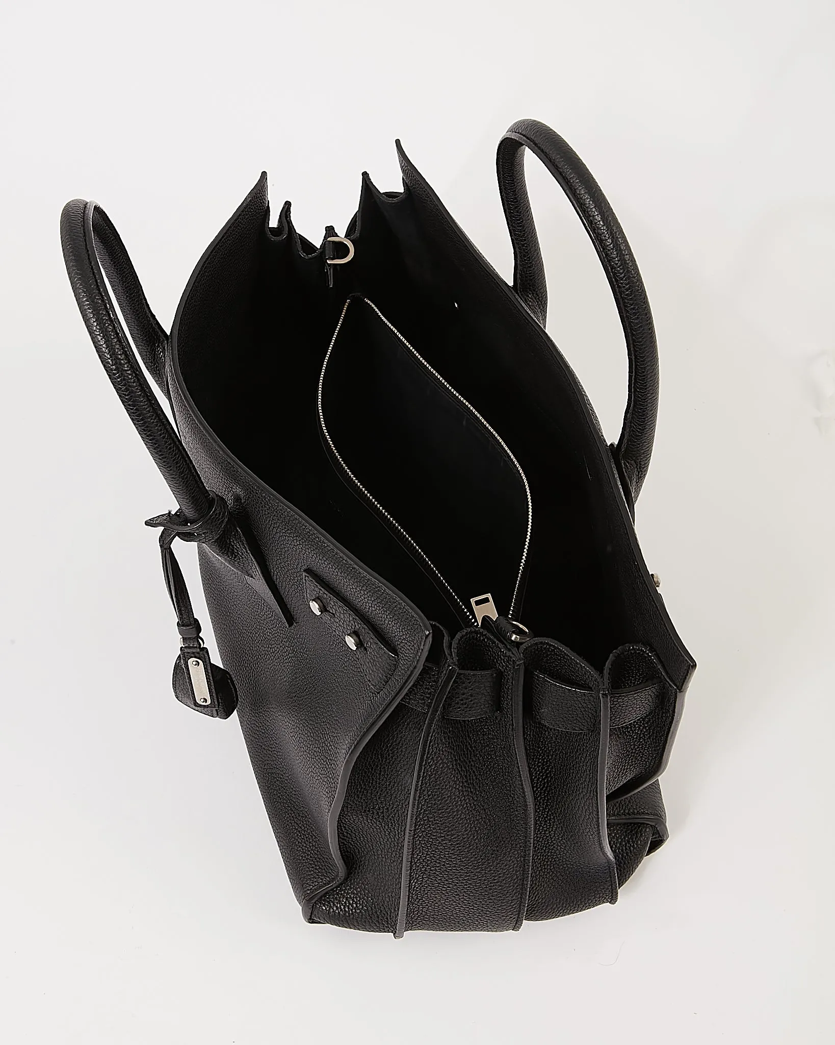 Saint Laurent Black Small Sac de Jour Souple Tote Bag