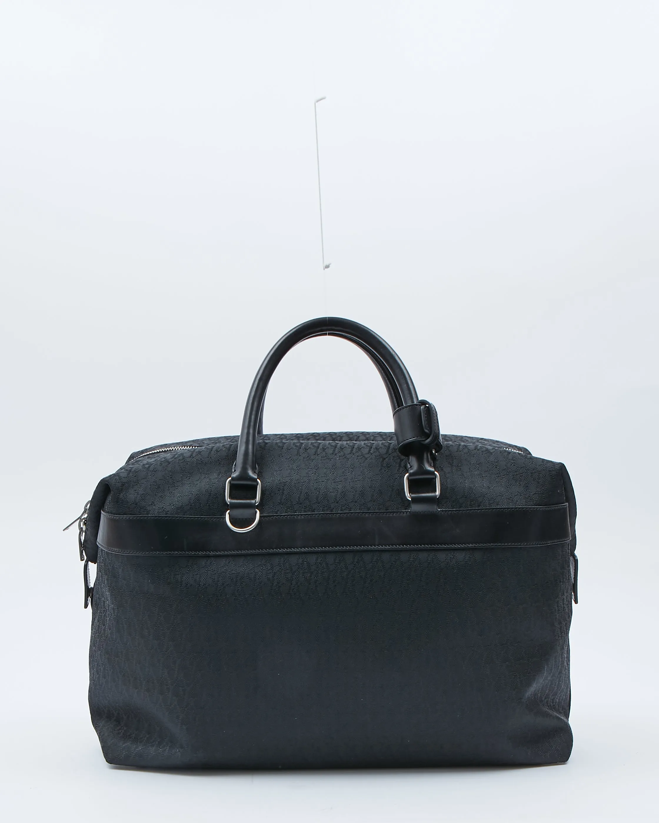 Saint Laurent Monogram Canvas & Leather Travel Duffle Bag