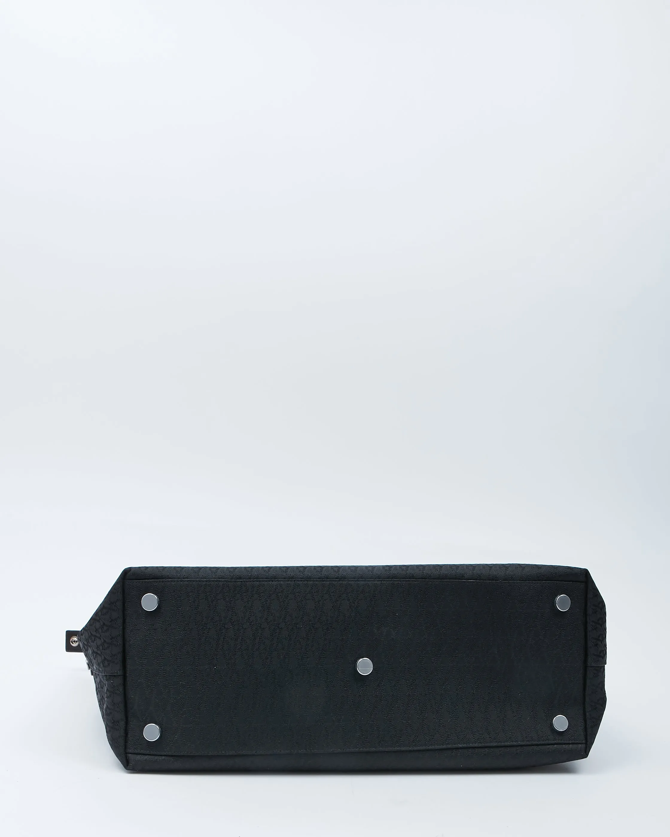 Saint Laurent Monogram Canvas & Leather Travel Duffle Bag