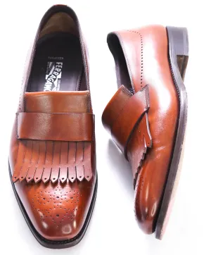 SALVATORE FERRAGAMO - TRAMEZZA "SATURN" Tassel Loafers - 10.5 EE