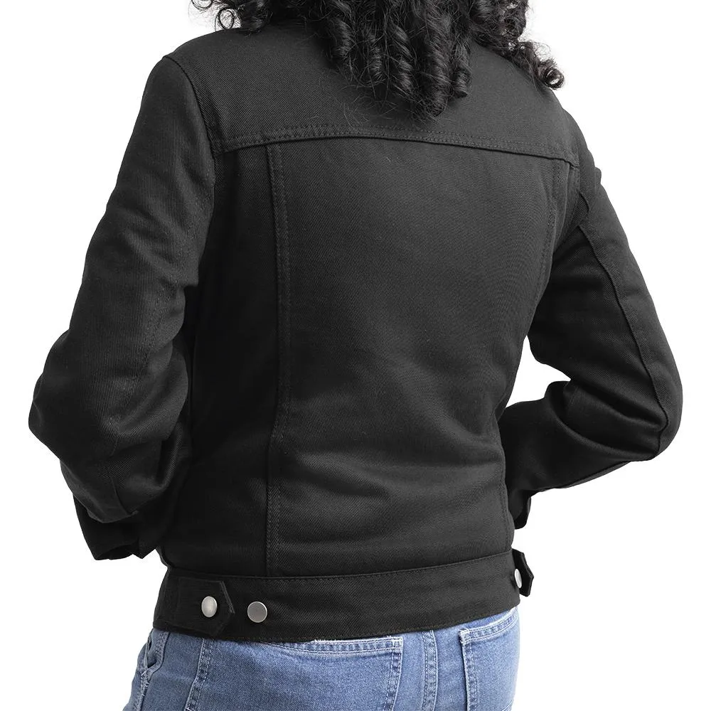Samantha - Women's Faux Shearling Twill Jacket