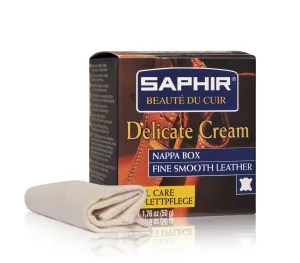 SAPHIR BEAUTE DU CUIR - CREME DELICATE (DELICATE CREAM)   DUSTER - 50ml