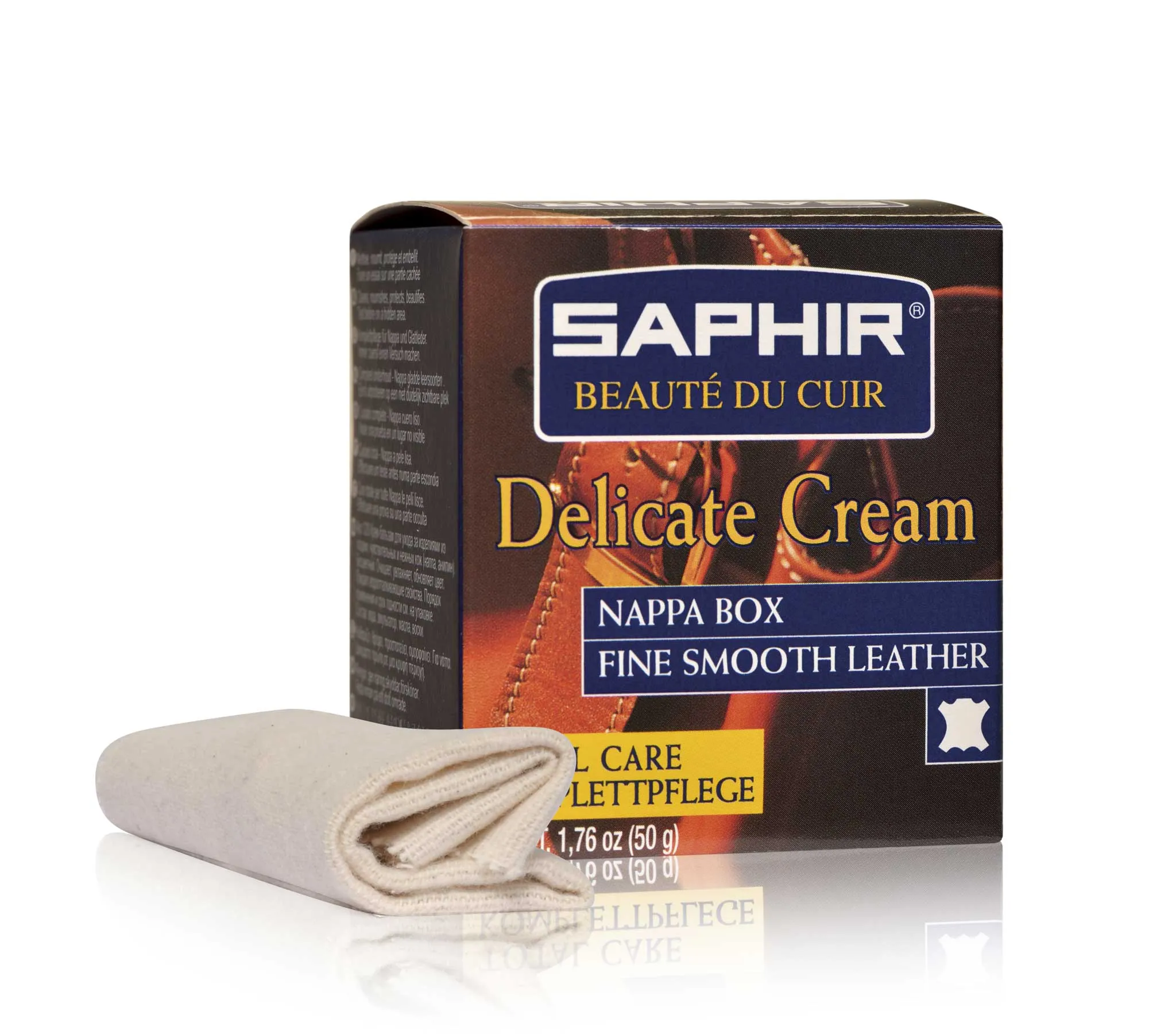 SAPHIR BEAUTE DU CUIR - CREME DELICATE (DELICATE CREAM)   DUSTER - 50ml
