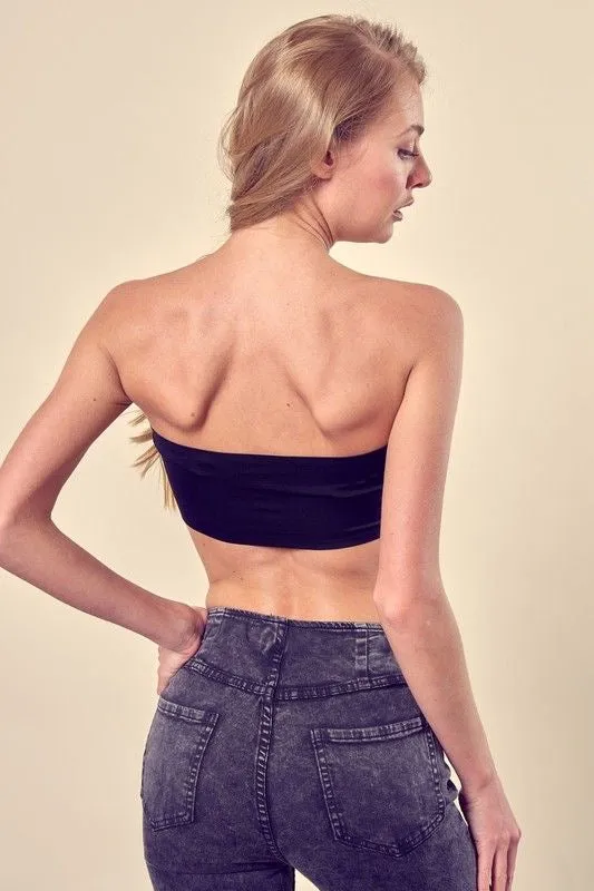 Seamless Bandeau Black