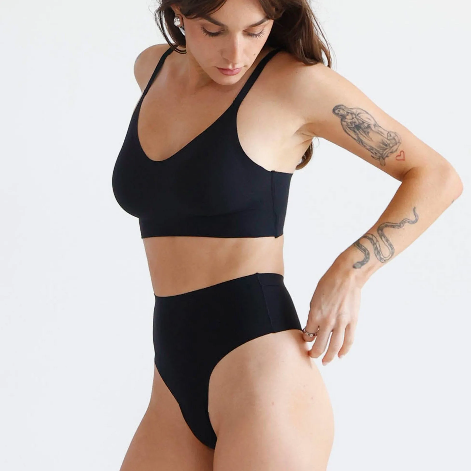 Seamless High Waist Thong