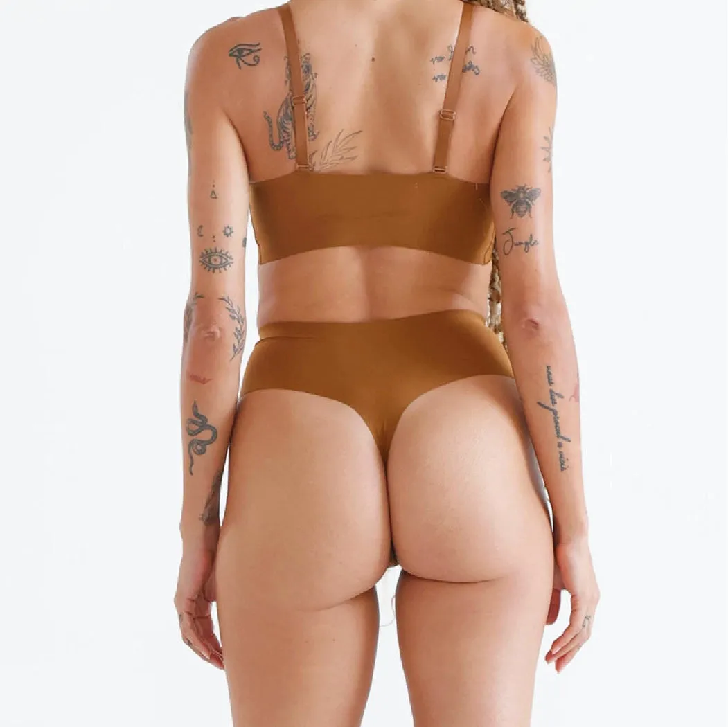 Seamless High Waist Thong