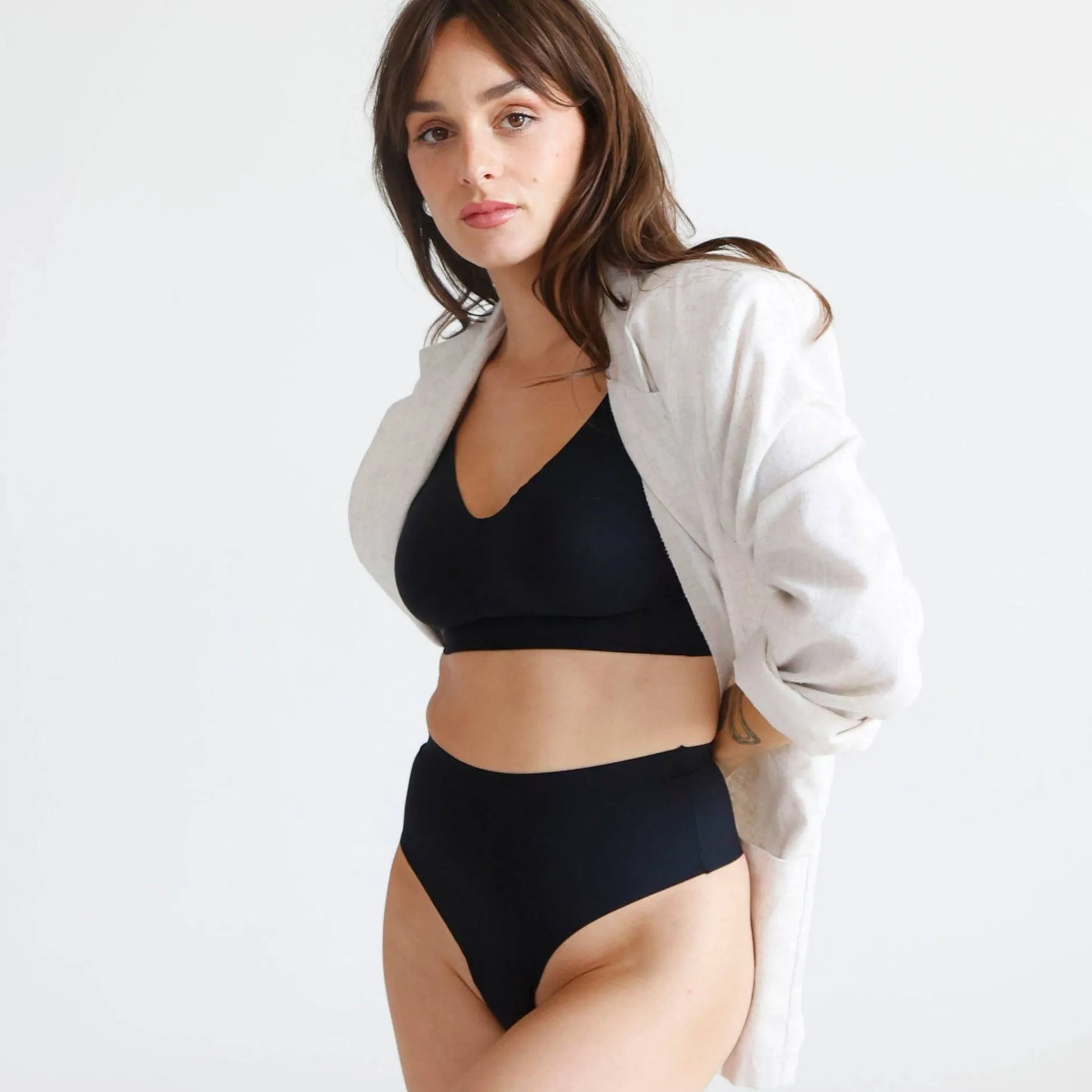 Seamless High Waist Thong