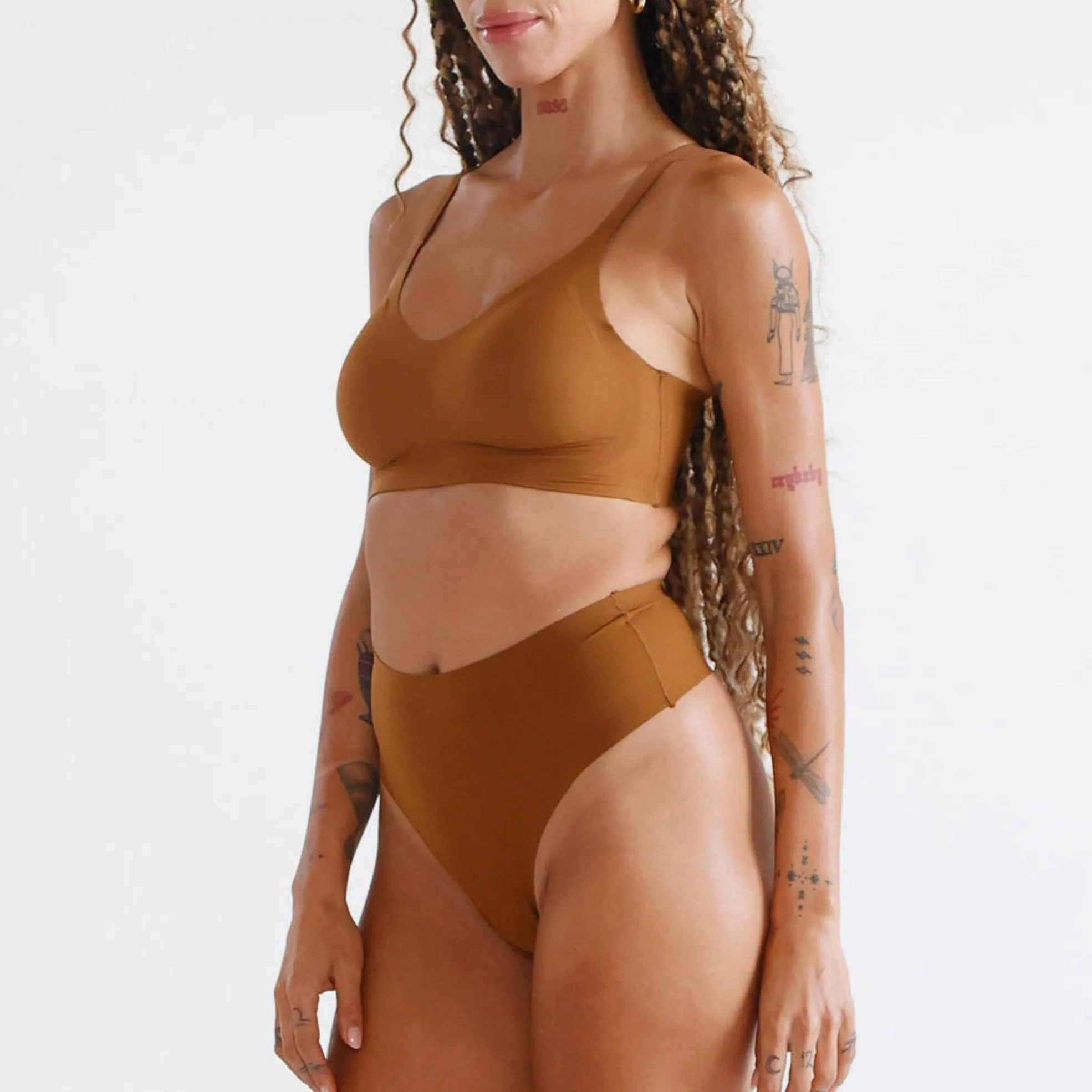 Seamless High Waist Thong