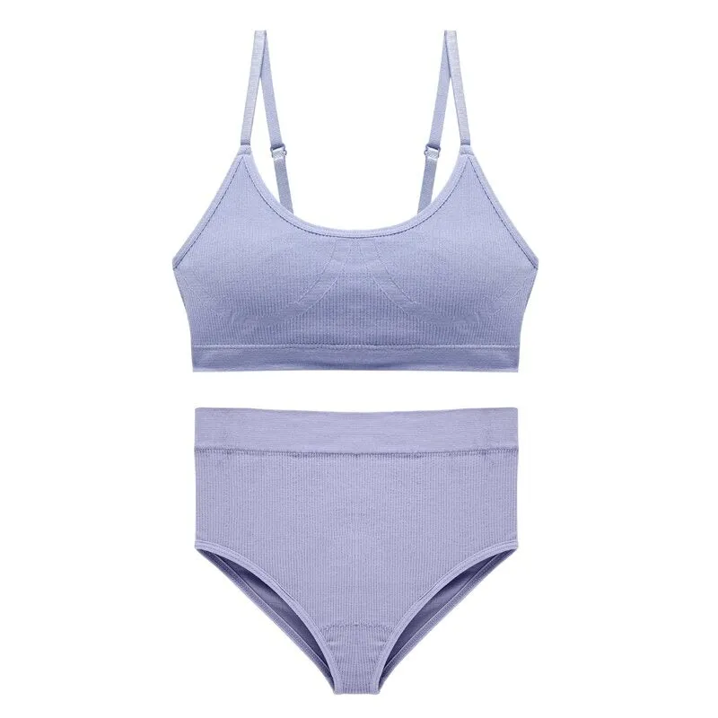 Seamless Tank Top And High Waist Underpants