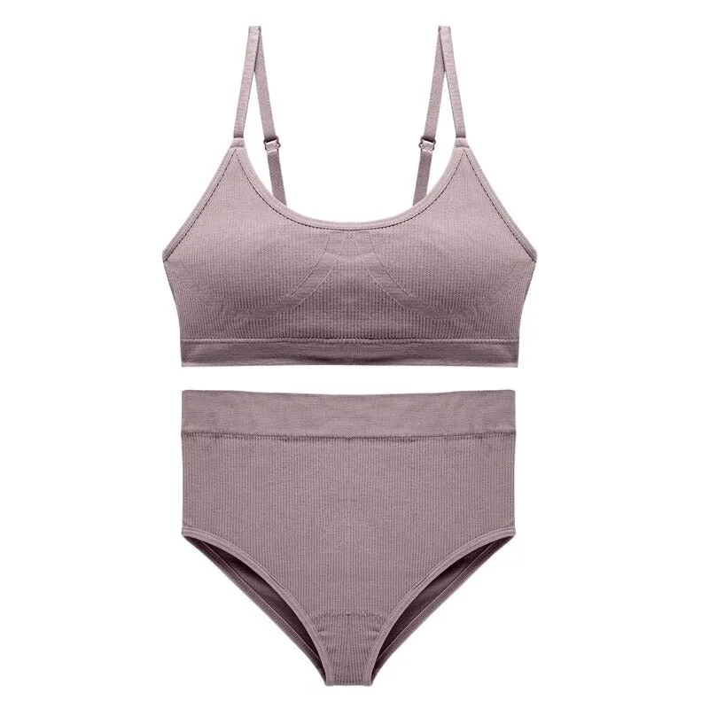 Seamless Tank Top And High Waist Underpants