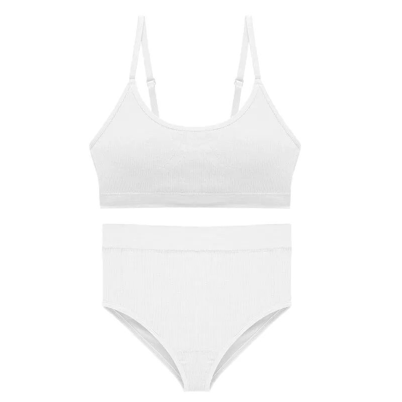 Seamless Tank Top And High Waist Underpants