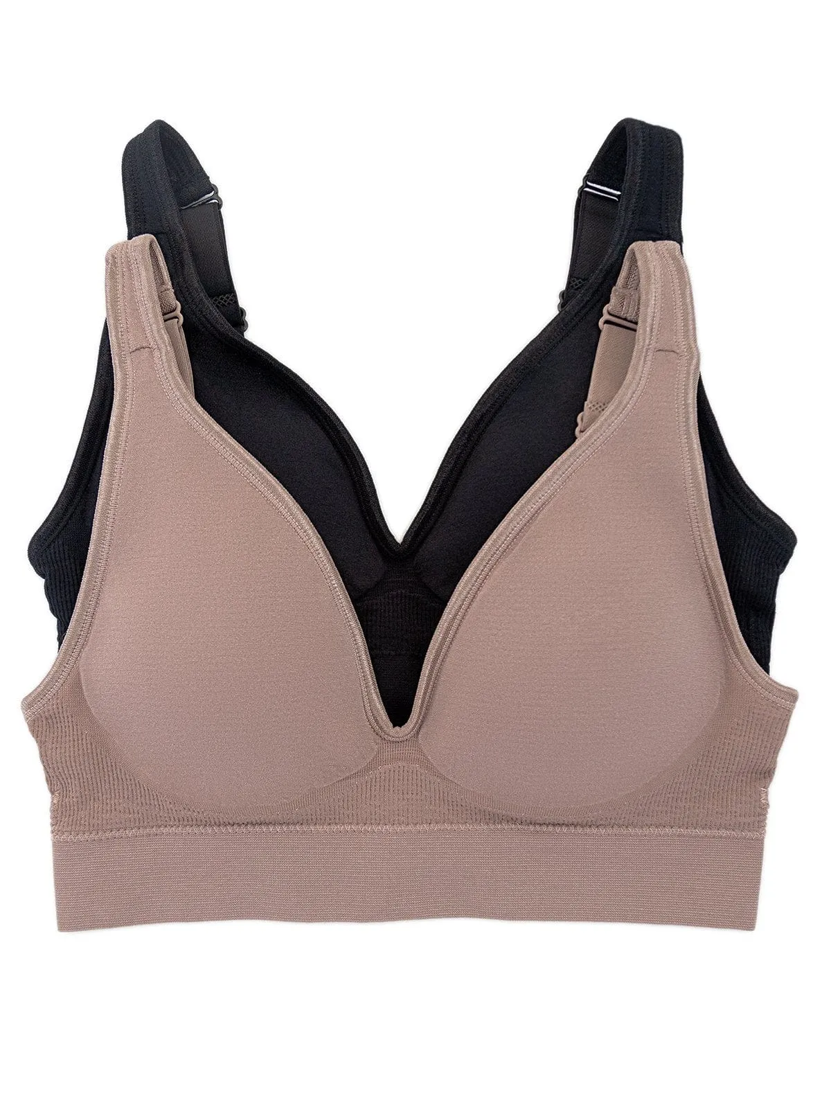 Seamless Wireless Bra 2-Pack