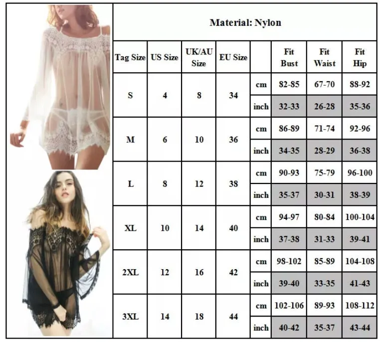 See Through Dress | Lace Nightdress | Sheer Lingerie | Lace lingerie