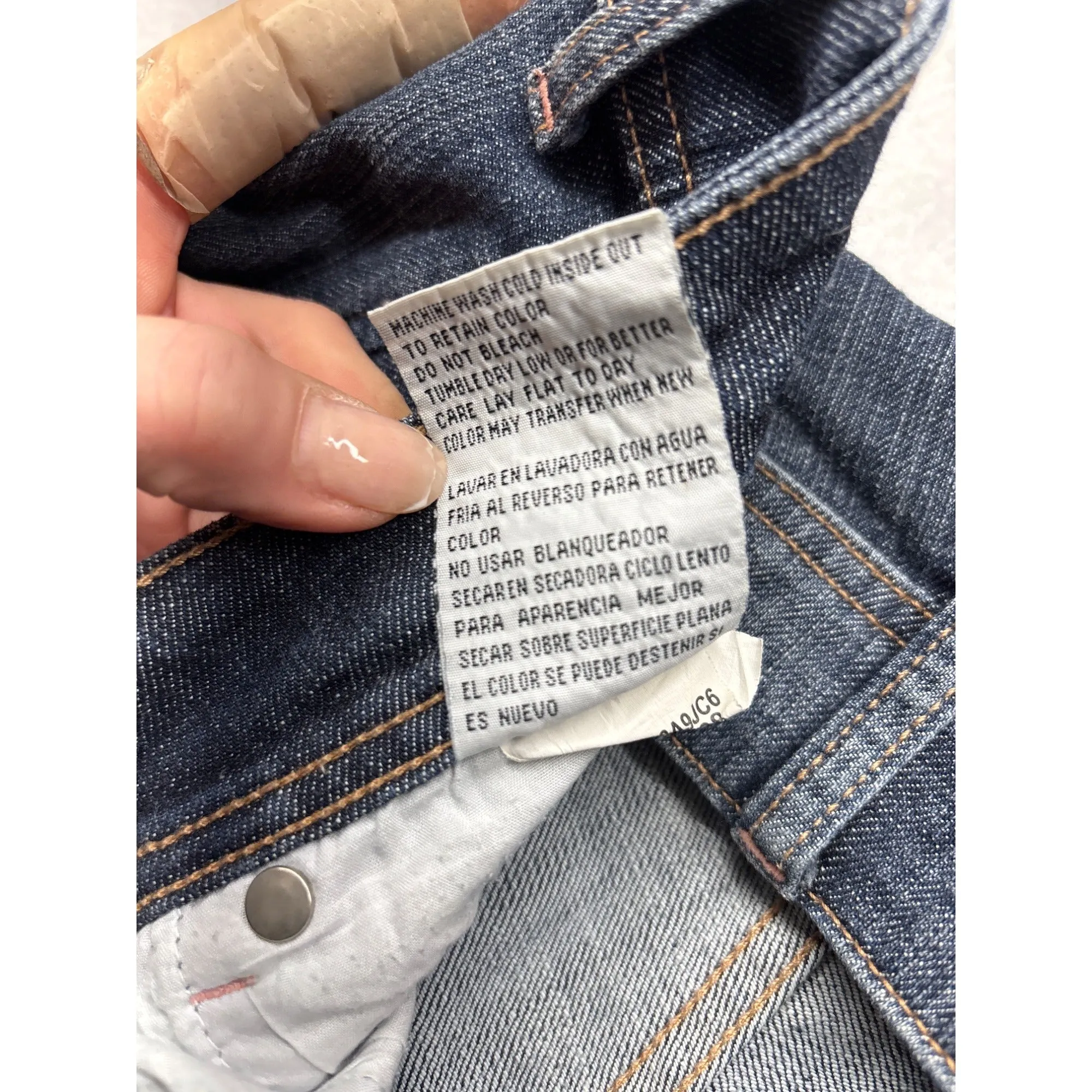 See Thru Soul Womens Bootcut Jeans Size 30 Cotton Blend Denim #6377