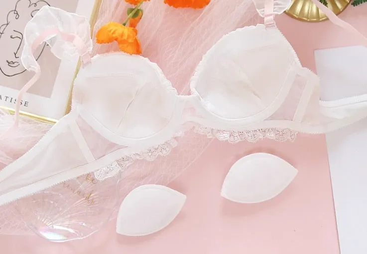 Selene Sweet Lolita Girly Plaid Nymphet Lingerie Set
