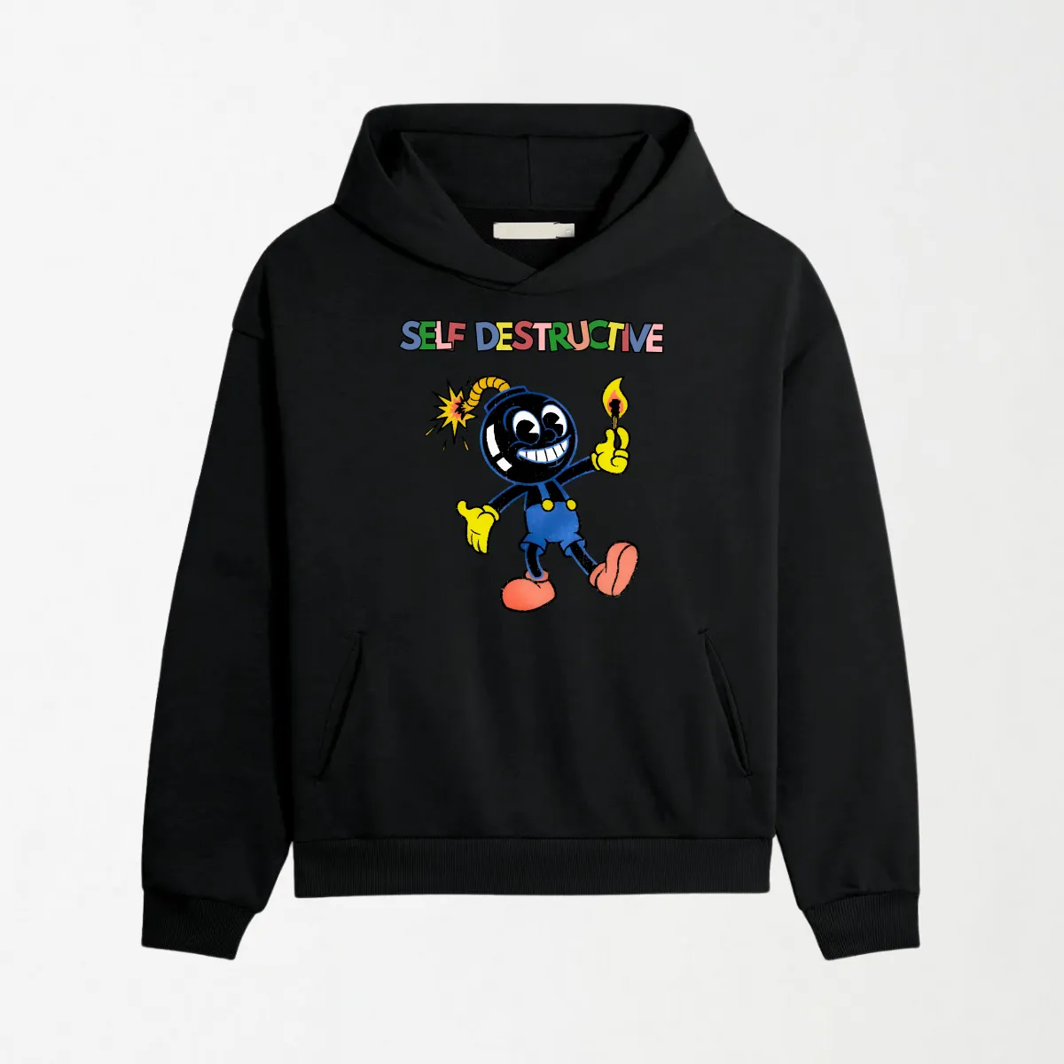 Self Destructive - Graphic Hoodie
