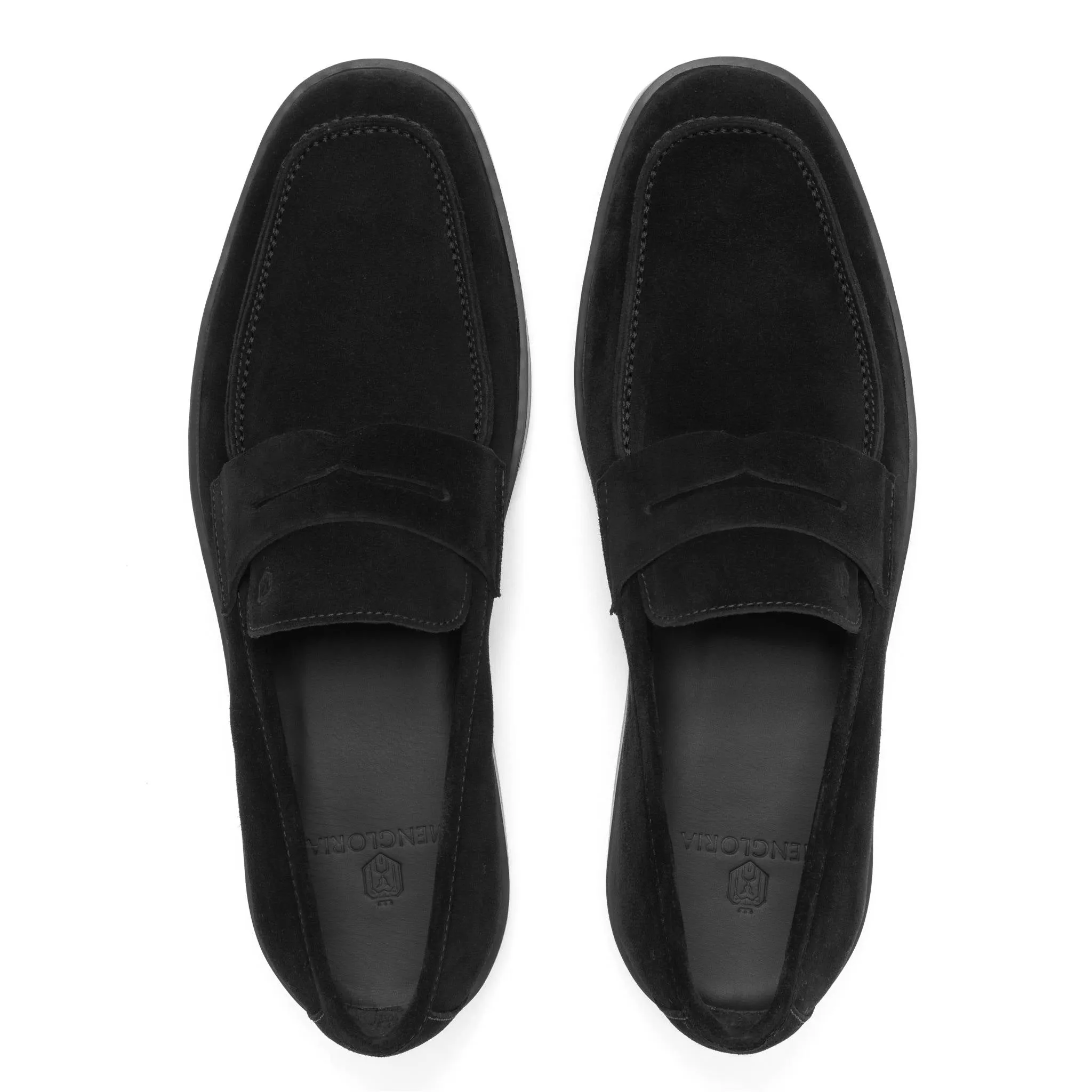 Serene Suede Loafer | Black