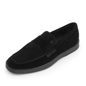 Serene Suede Loafer | Black