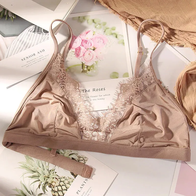 Sexy Bralette for Women - Wireless, Seamless 3/4 Cup Intimates Lingerie