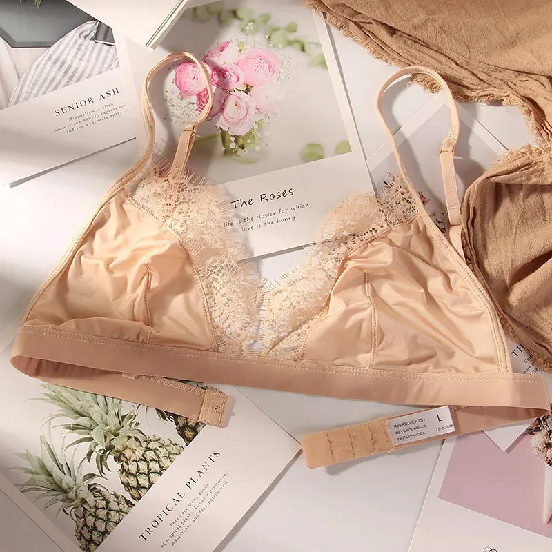 Sexy Bralette for Women - Wireless, Seamless 3/4 Cup Intimates Lingerie