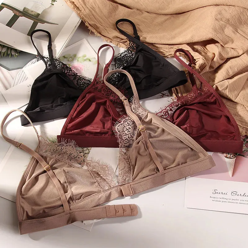 Sexy Bralette for Women - Wireless, Seamless 3/4 Cup Intimates Lingerie