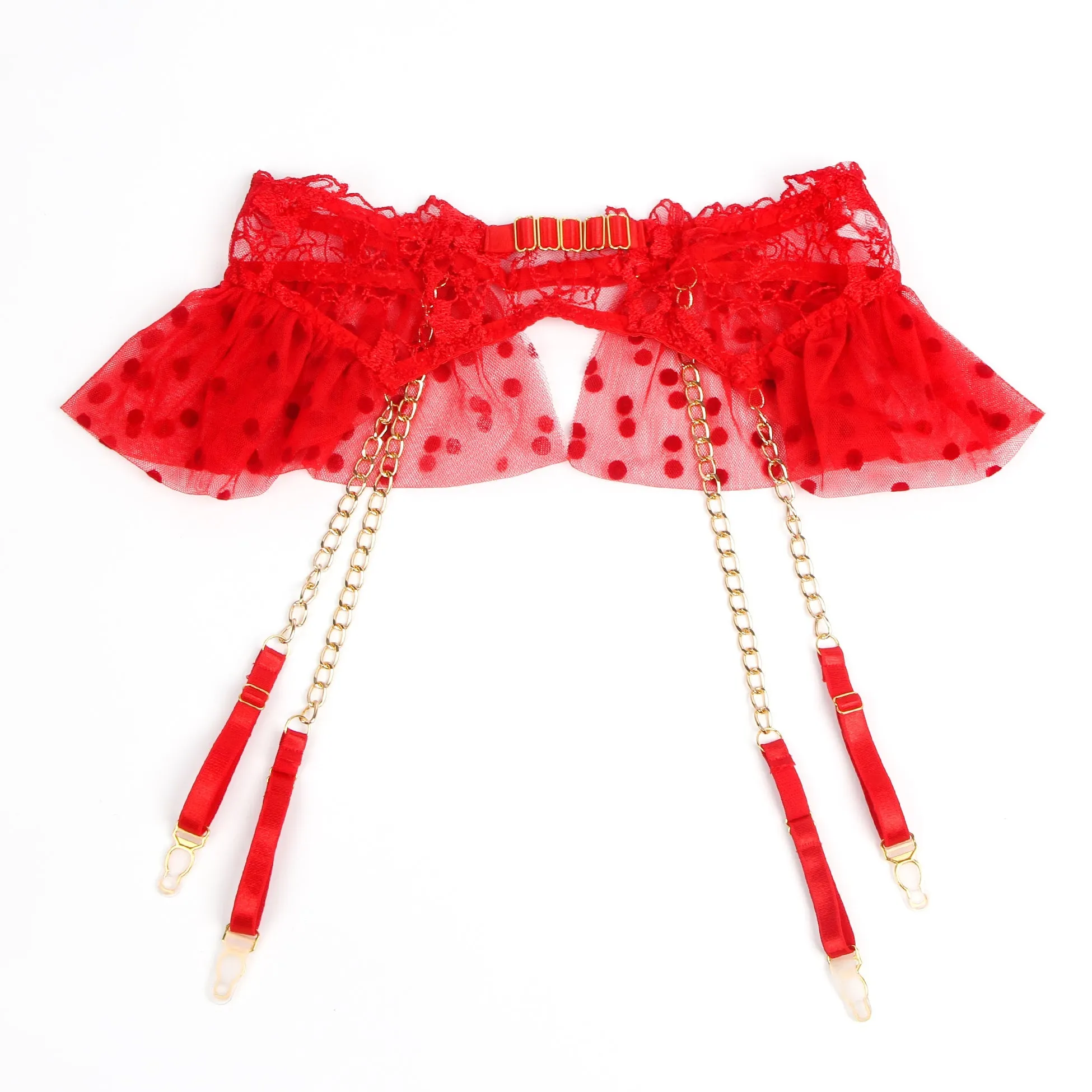 Sexy Egypt Lace Garter Bra Panty Set