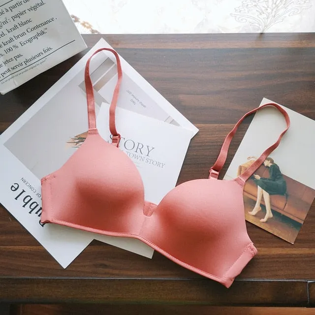 Sexy Lingerie Adjustable Push Up Comfort Wireless Bras