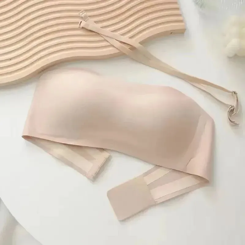 Sexy Seamless Tube Top Bra - Invisible Strapless, Push-up, Wireless Female Lingerie