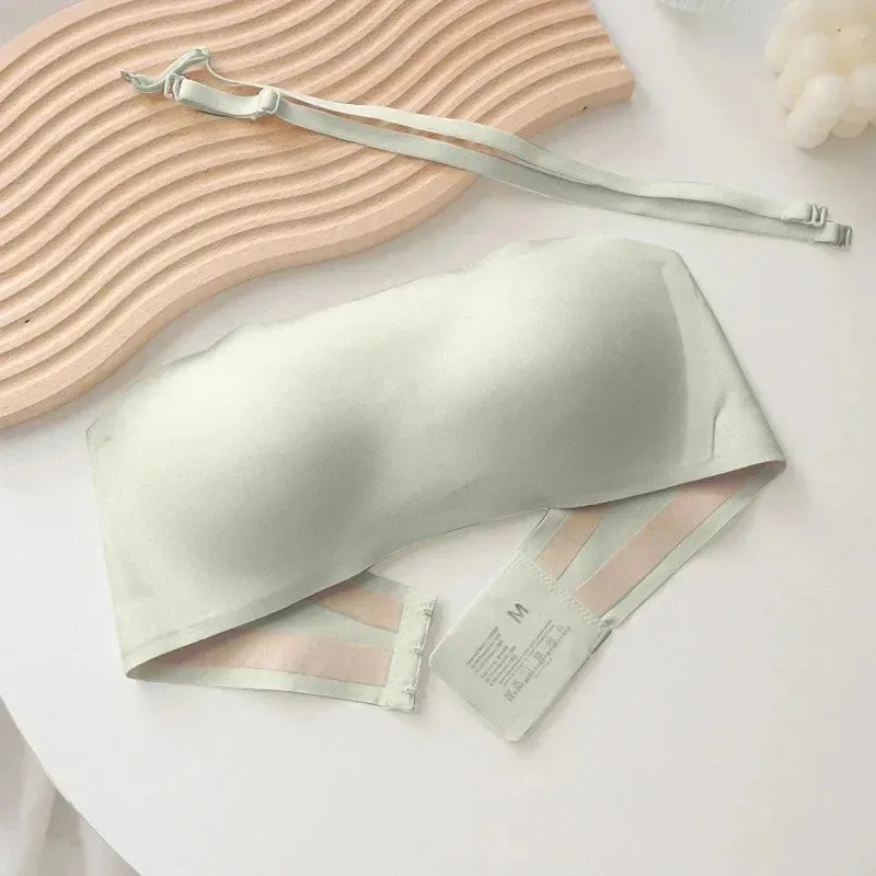 Sexy Seamless Tube Top Bra - Invisible Strapless, Push-up, Wireless Female Lingerie