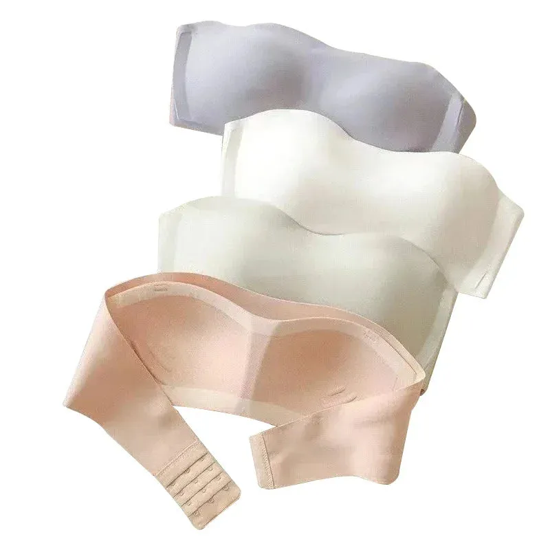 Sexy Seamless Tube Top Bra - Invisible Strapless, Push-up, Wireless Female Lingerie