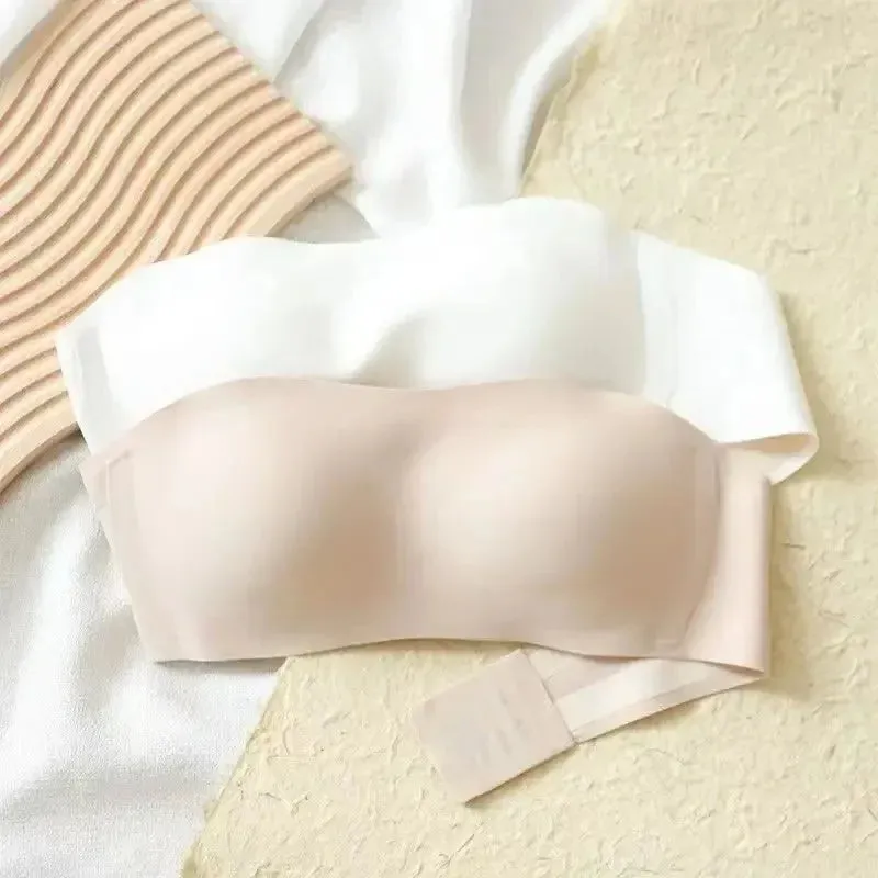Sexy Seamless Tube Top Bra - Invisible Strapless, Push-up, Wireless Female Lingerie