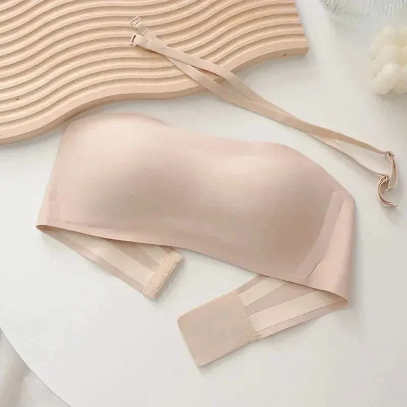 Sexy Seamless Tube Top Bra - Invisible Strapless, Push-up, Wireless Female Lingerie