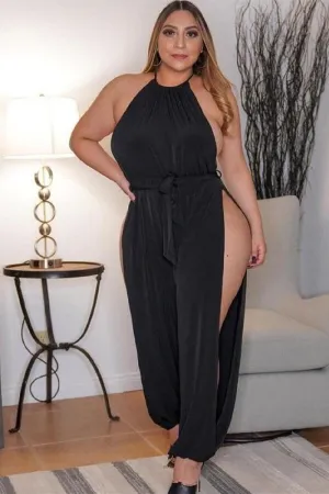 Sexy Side Split Sleeveless Jumpsuit