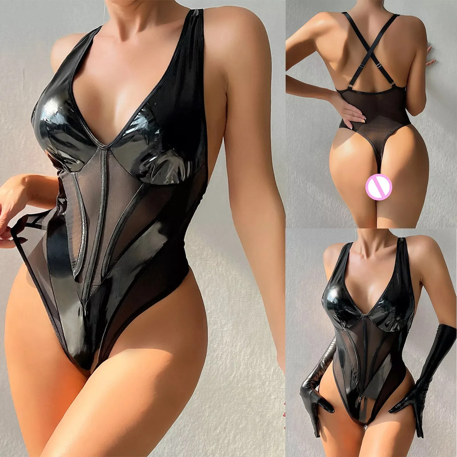Sexy Vinyl Vivian Bodysuit