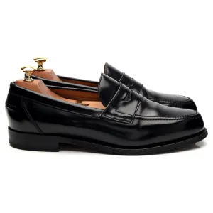 Shipton & Heneage 'Elstree' Black Leather Loafers UK 9 EX