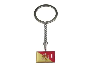 Sicily Flag Pendant Keychain