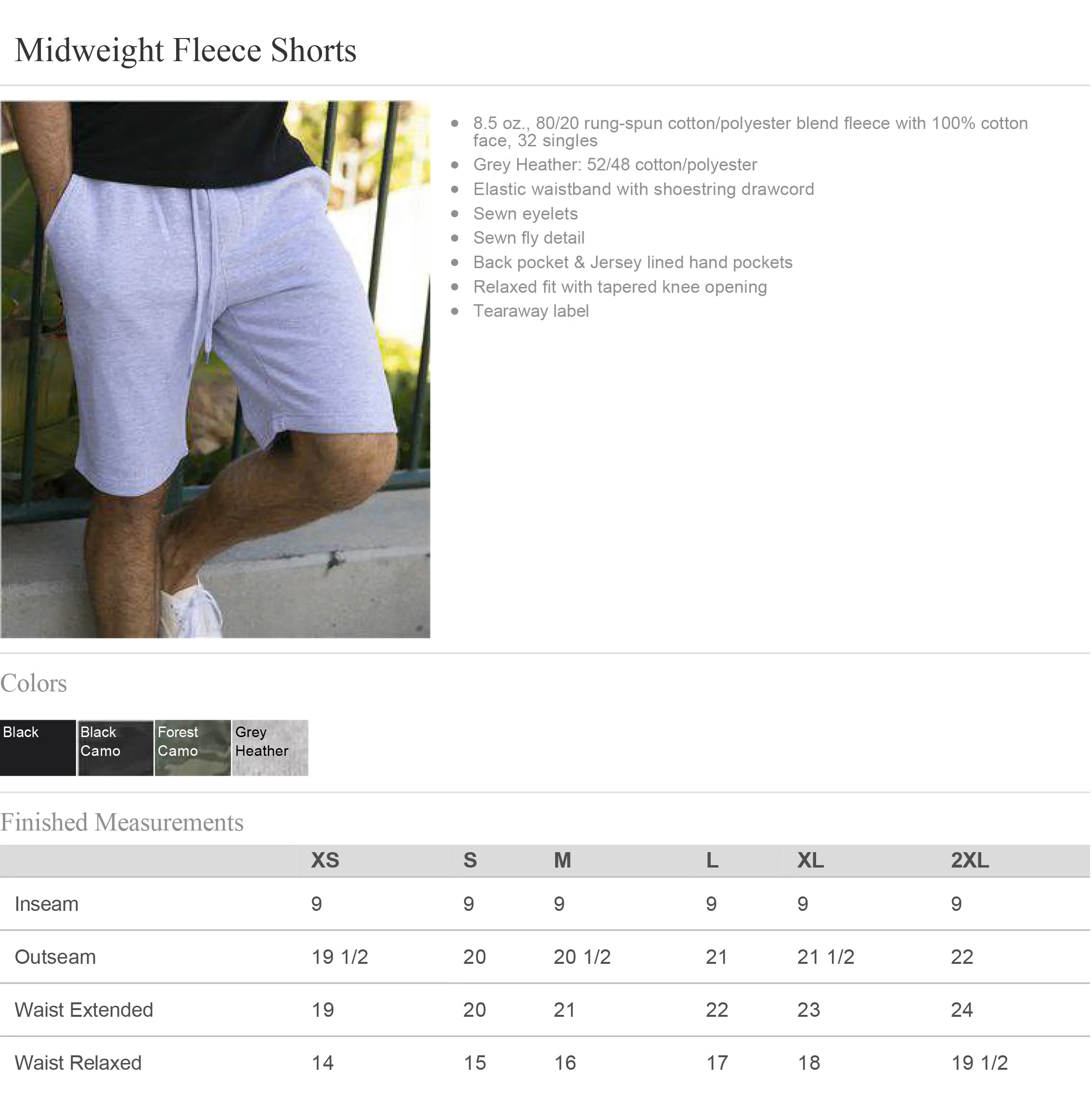 Sigma Beta Rho Midweight Fleece Shorts
