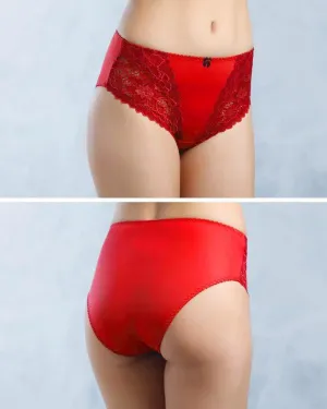 Silk Net Panty Soft Cotton - Flourish Mix Colors Soft Cotton Silk Net Panty - 2372