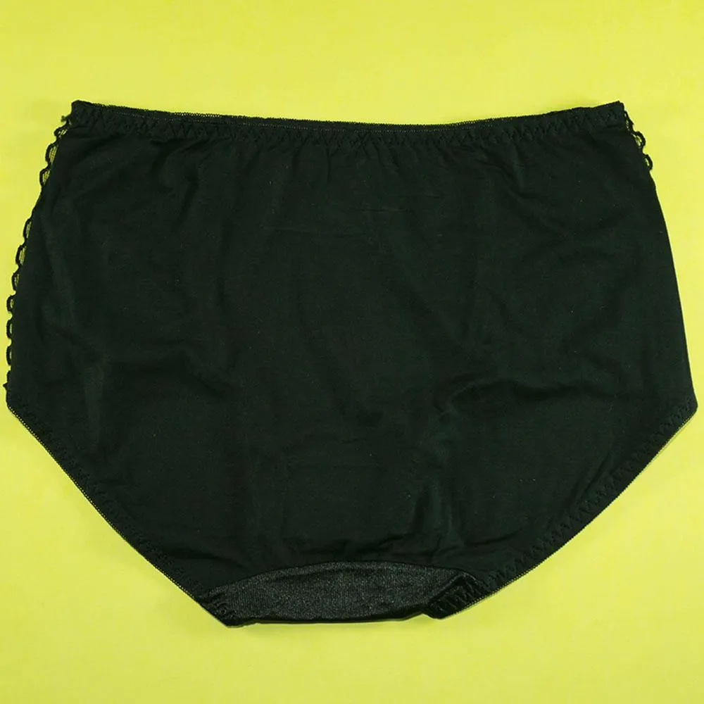Silk Net Panty Soft Cotton - Flourish Mix Colors Soft Cotton Silk Net Panty Colour Blue - 2372