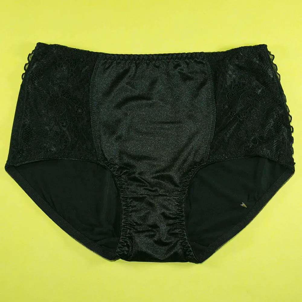Silk Net Panty Soft Cotton - Flourish Mix Colors Soft Cotton Silk Net Panty Colour Blue - 2372