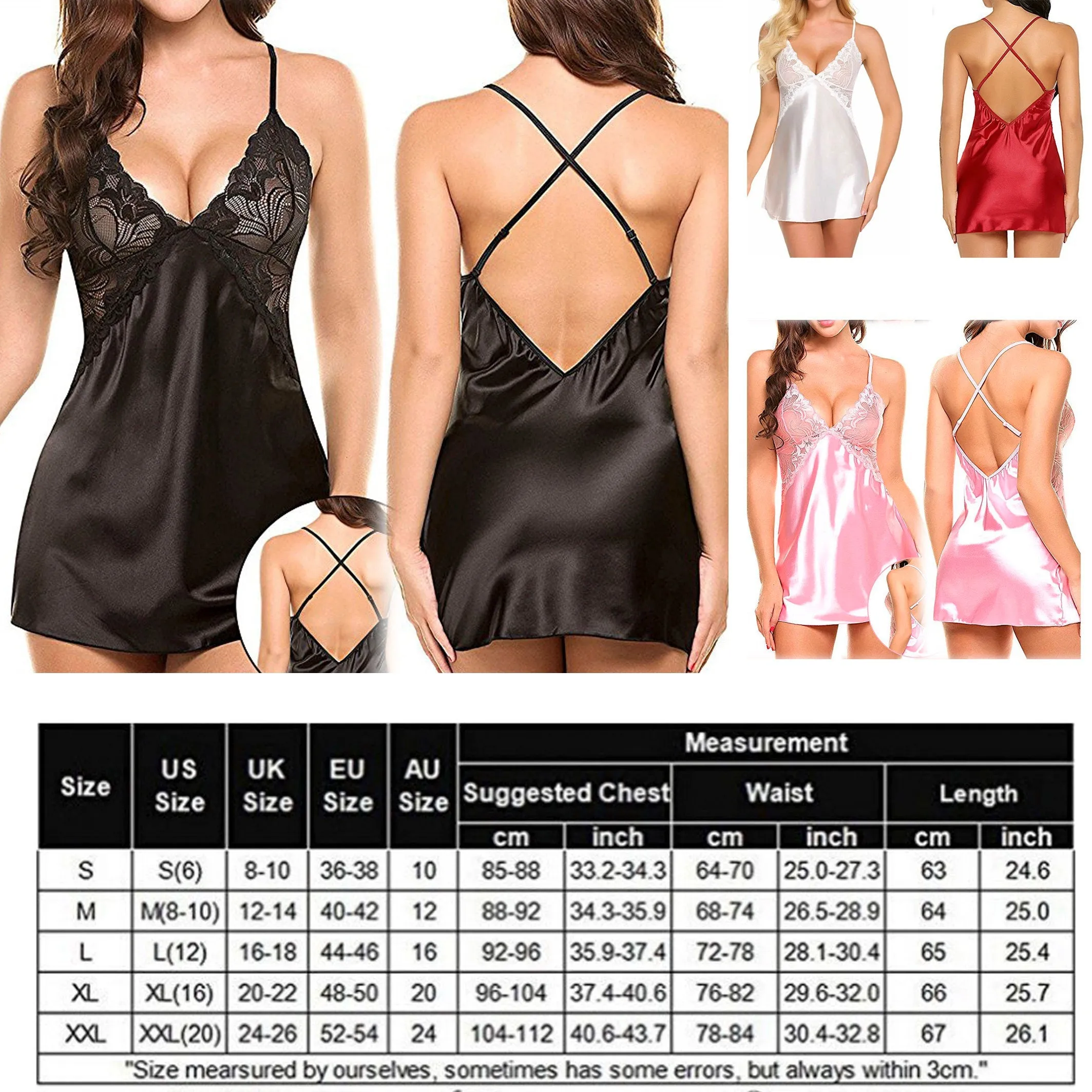 Silk Nightdress | Lace Nightdress | Lace Lingerie | Silk Lingerie