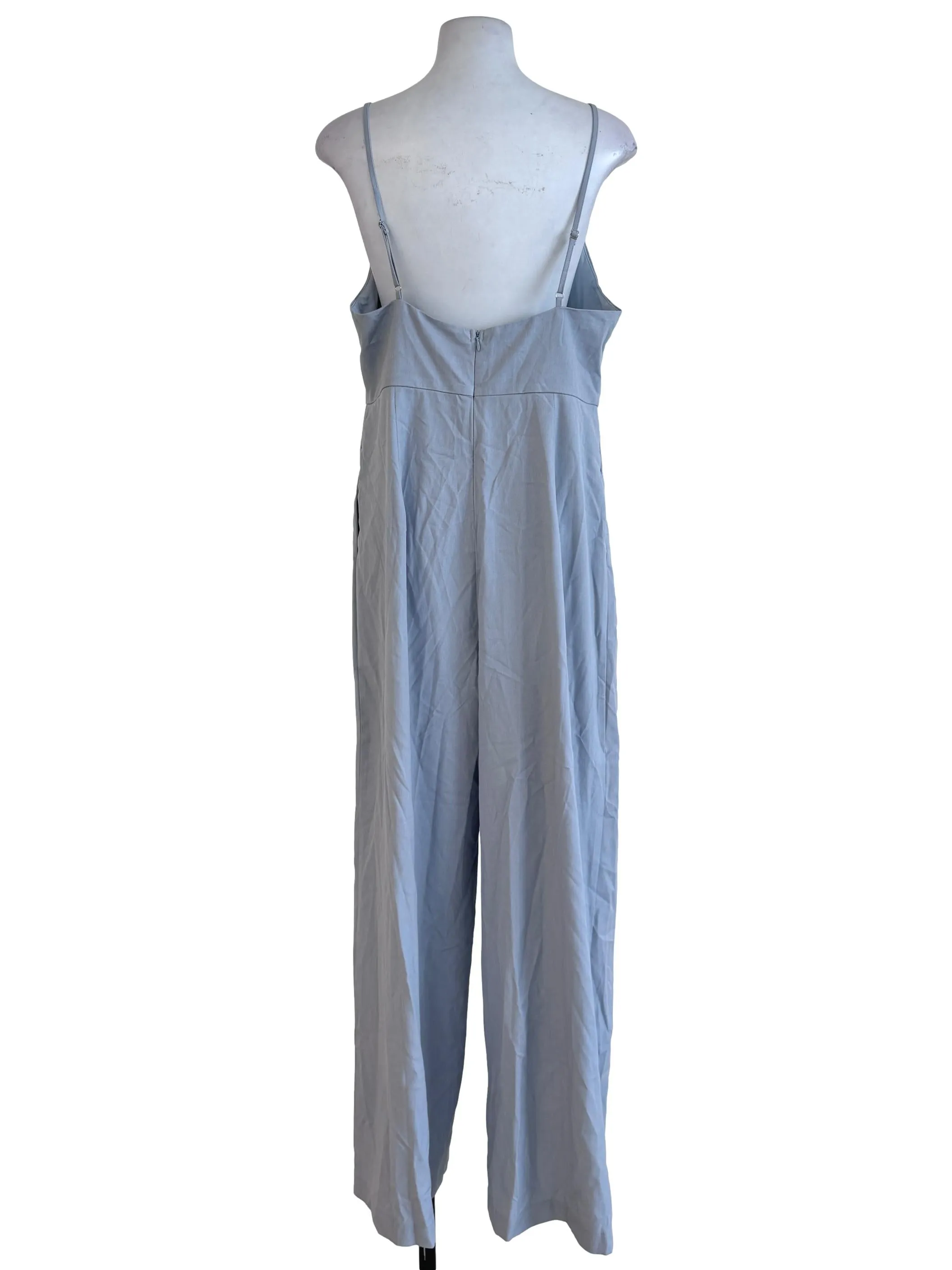 Silver Grey Sleeveless Jumpsuits