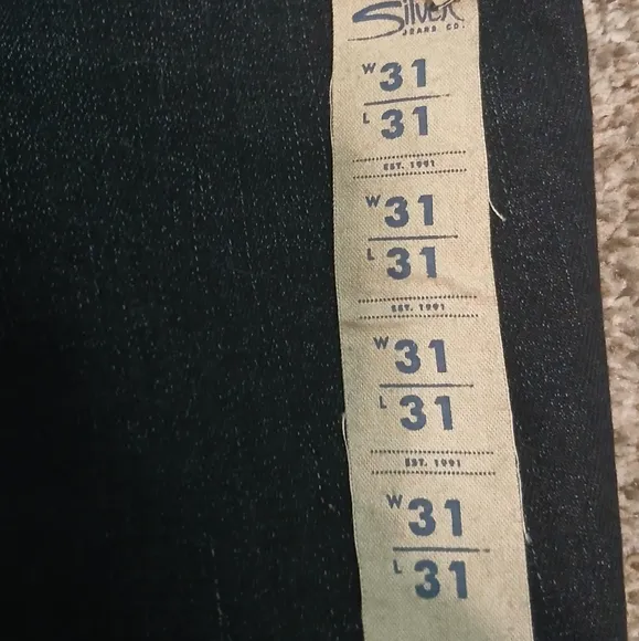Silver Jeans Suki Mid-Rise Slim Fit Bootcut Denim Jeans Women's Size 31 (NWT)